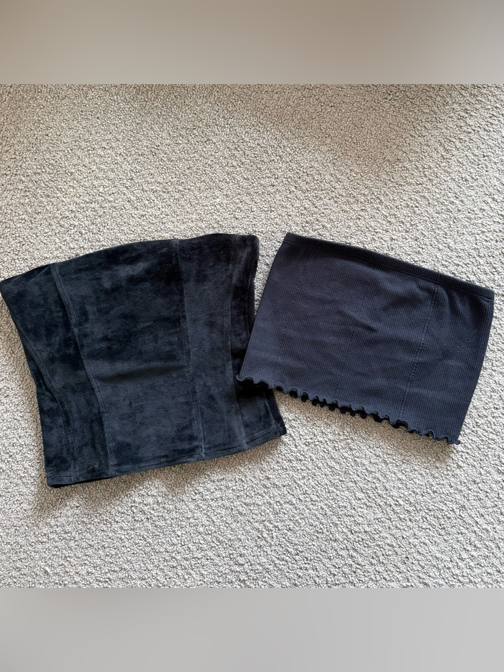 Black Tube top - set of 2